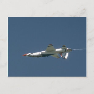 Carte Postale Thunderbird T-38 Jet vers le bas
