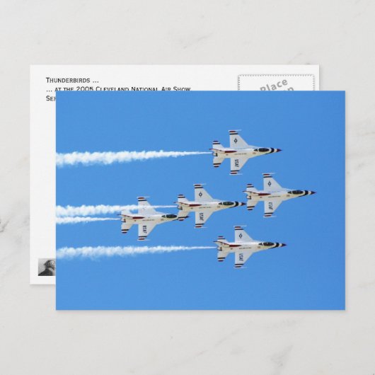 Carte Postale Thunderbirds... (Devant / Derrière)