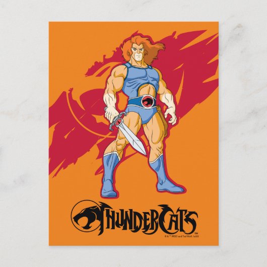 Carte Postale ThunderCats | Graphisme de personnage de Lion-O (Devant)