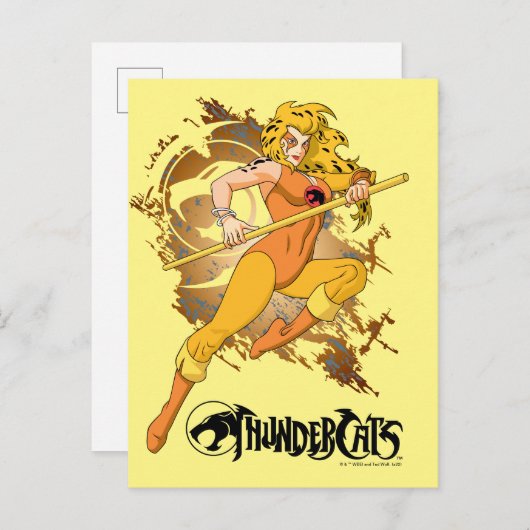Carte Postale ThunderCats | Graphisme du personnage Cheetara (Devant / Derrière)