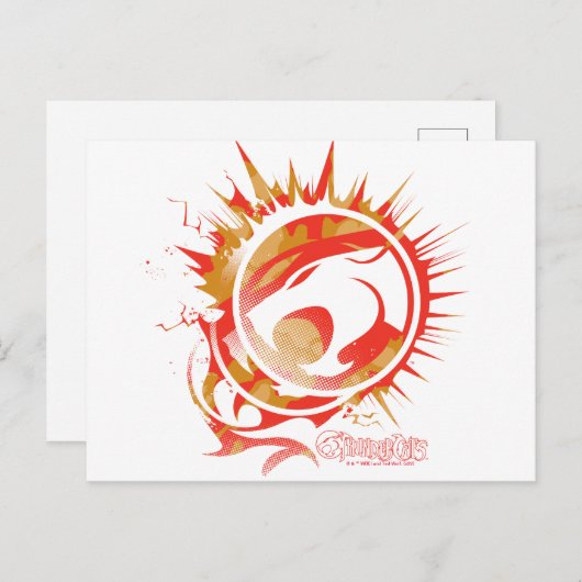 Carte Postale ThunderCats | Logo explosif (Devant / Derrière)