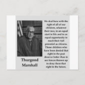 Carte Postale Thurgood Marshall (Devant)