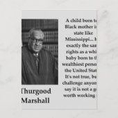 Carte Postale Thurgood Marshall (Devant)
