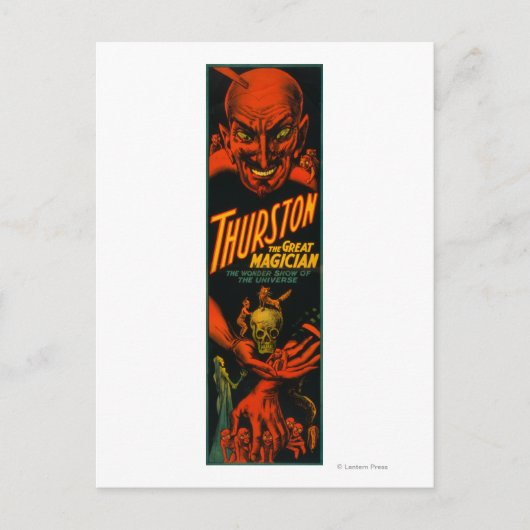 Carte Postale Thurston "Great Magician Show of the Universe" (Devant)