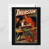 Carte Postale Thurston le grand magicien (Devant / Derrière)