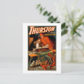 Carte Postale Thurston le grand magicien avec la magie du diable (Debout devant)