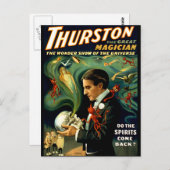 Carte Postale Thurston - les spiritueux reviennent-ils ? (Devant / Derrière)