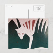 Carte Postale thylacine (Devant / Derrière)