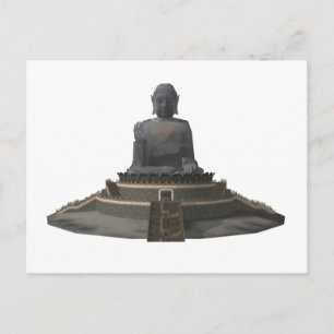 Carte Postale Tian Tan Bouddha : Grand Bouddha : Modèle 3D : Car