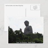 Carte Postale tian tan boudha (Devant / Derrière)