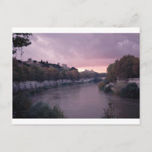 Carte Postale Tiber River à Sunset.png