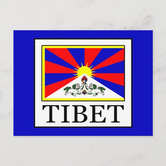 Carte Postale Tibet (Devant)