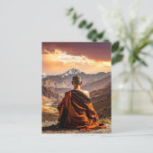 Carte Postale Tibet - Bouddhisme - Méditation (Debout devant)