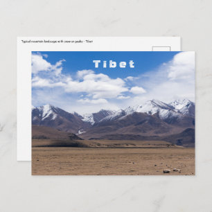 Carte Postale Tibet, Himalaya - Montagne Pittoresque