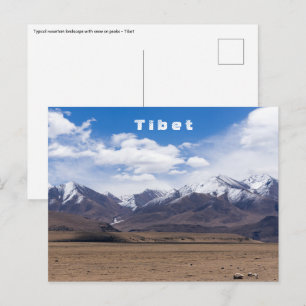 Carte Postale Tibet, Himalaya - Paysage montagneux panoramique