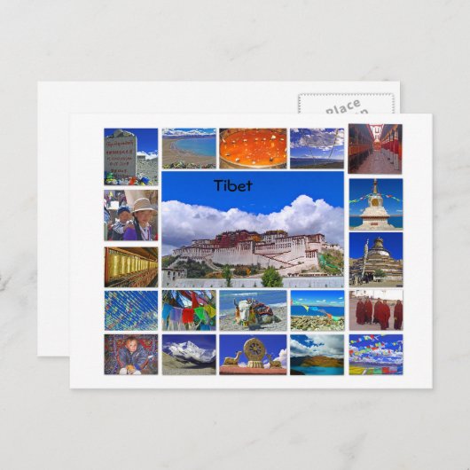 Carte Postale Tibet Multiview (Devant / Derrière)