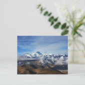 Carte Postale Tibet Qomolangma Mt Everest Chine Photo de voyage (Debout devant)