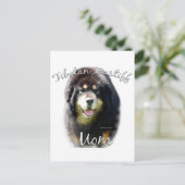 Carte Postale Tibétain Mastiff Maman 2 (Debout devant)