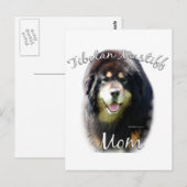 Carte Postale Tibétain Mastiff Maman 2 (Devant / Derrière)