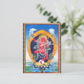Carte Postale Tibétain Thangka Vajravarahi (Debout devant)