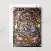 CARTE POSTALE TIBÉTAN THANGKA ART (Devant / Derrière)