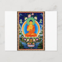 Tibetan Thangka Prabhutaratna Bouddha