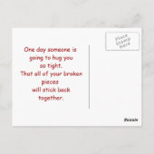 Carte Postale Tic Tac Love Toe Citer l'amour (Dos)