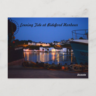 Carte Postale Tide du soir au port de Bideford