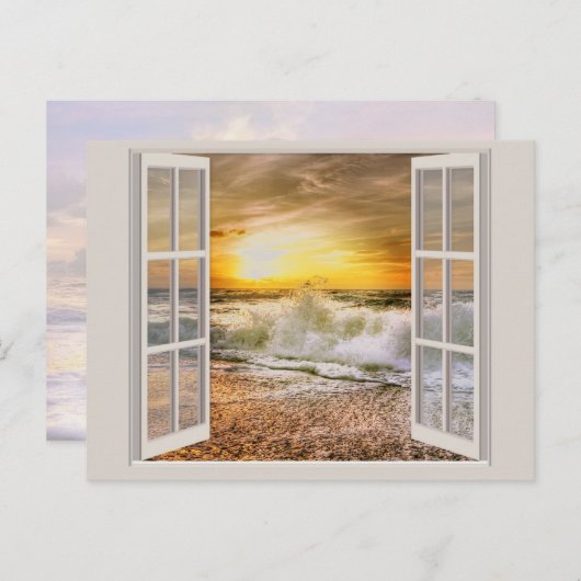 Carte postale Tide entrante Sunset Beach (Devant / Derrière)