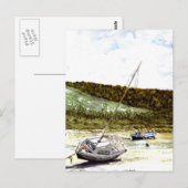 Carte postale 'Tide's Out' (Devant / Derrière)