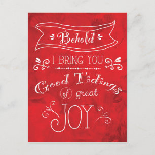 Carte Postale Tidings of Joy par Jan Marvin