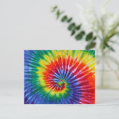 Carte Postale Tie-Dye Spiral (Debout devant)