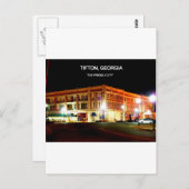 CARTE POSTALE TIFTON, GÉORGIE (Devant / Derrière)