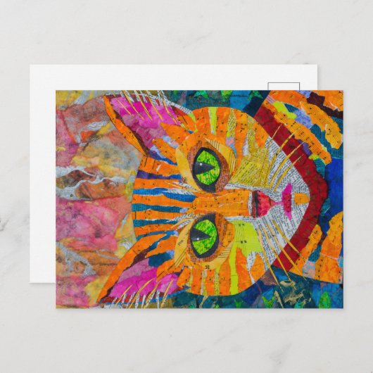 Carte Postale Tiger (Devant / Derrière)