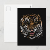 Carte Postale Tiger (Devant / Derrière)