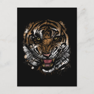 Carte Postale Tiger