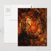Carte Postale Tiger (Devant / Derrière)