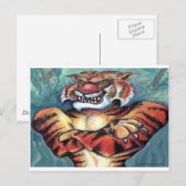 Carte Postale Tiger (Devant / Derrière)