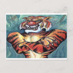 Carte Postale Tiger