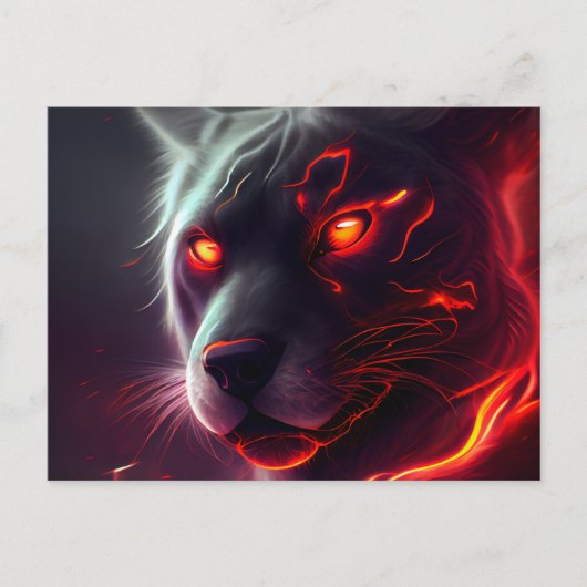 Carte postale tiger (Devant)