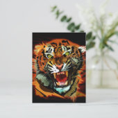 Carte Postale Tiger (Debout devant)