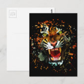 Carte Postale Tiger 2 (Devant / Derrière)