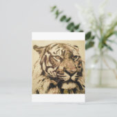 Carte Postale tiger 50x50 2012 (Debout devant)