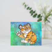 Carte postale Tiger Cub (Debout devant)