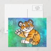 Carte postale Tiger Cub (Devant / Derrière)