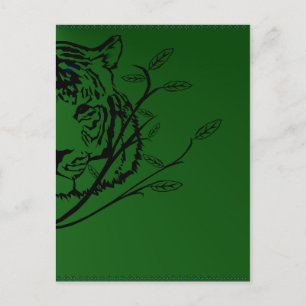 Carte postale Tiger Face