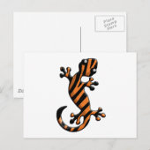 Carte Postale Tiger Gecko (Devant / Derrière)