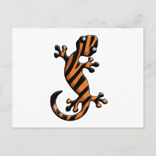 Carte Postale Tiger Gecko