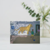 Carte Postale Tiger Inde (Debout devant)