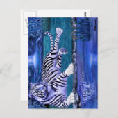 CARTE POSTALE TIGER JUNGLE.JPEG (Devant / Derrière)